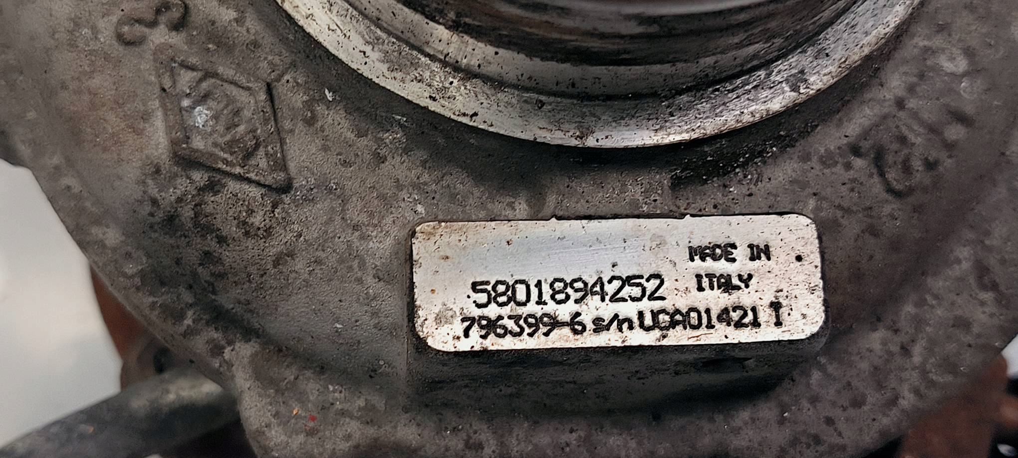 turbo 5801894252 IVECO DAILY 35S18