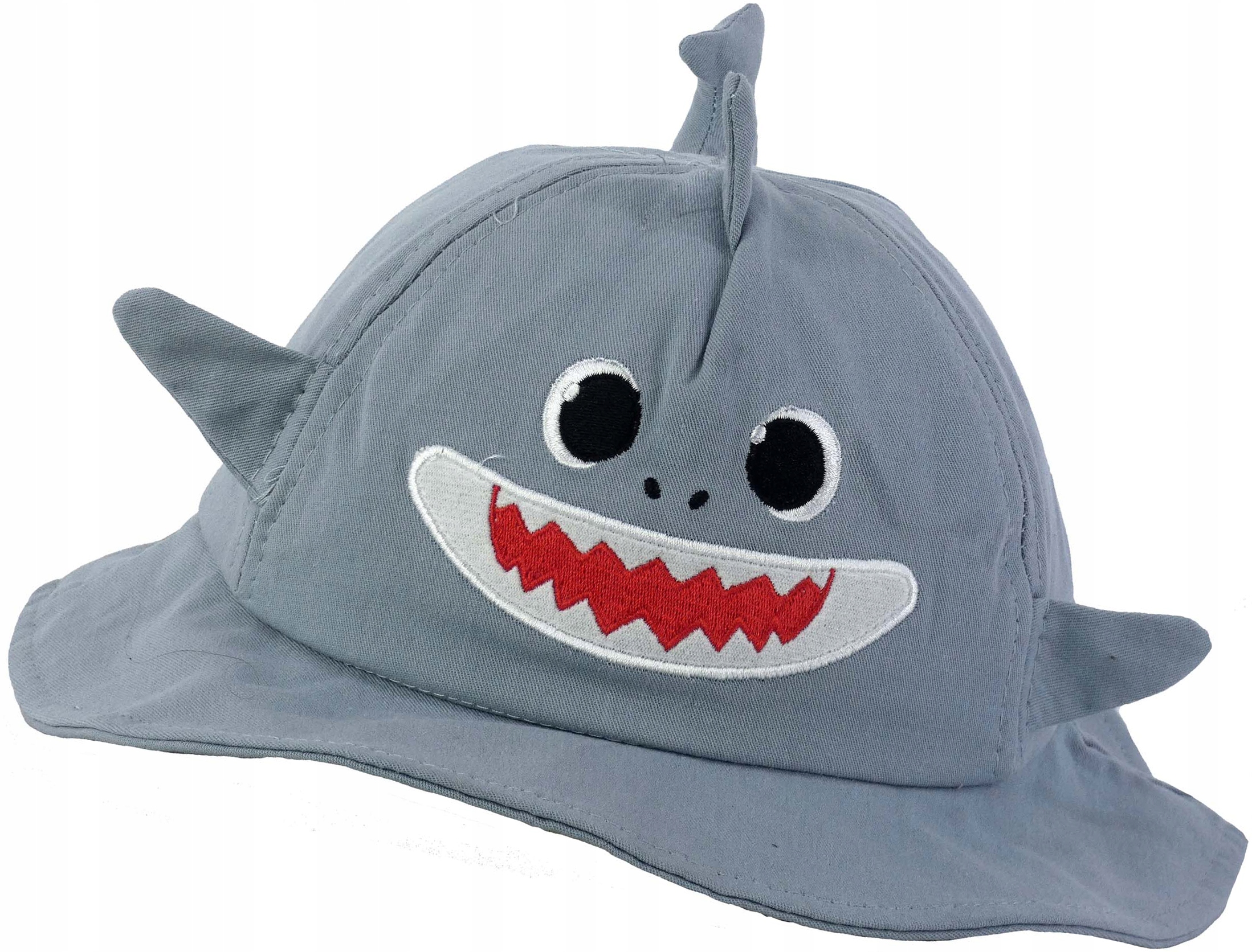 

Kapelusz Dziecięcy Shark Bucket Hat Rekin Szary