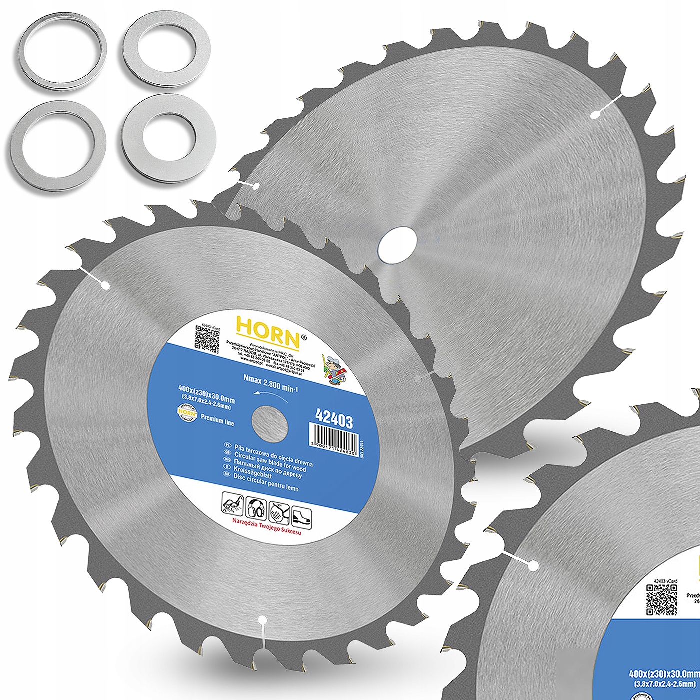 Tarcza Do Drewna 400 x 30mm 30 Zębów Piła Tarczowa Krajzegi Cięcia Drzewa