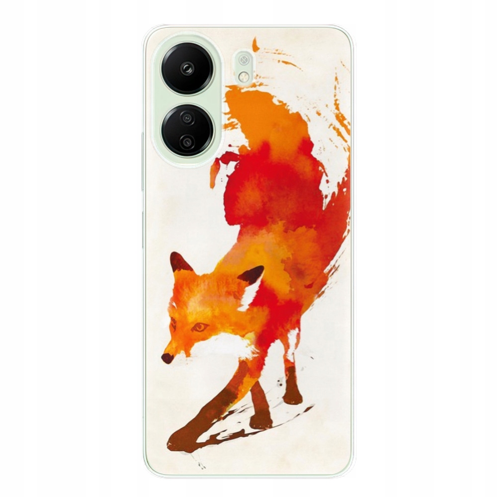 Silikonowe etui iSaprio Fast Fox do Xiaomi Redmi 13C