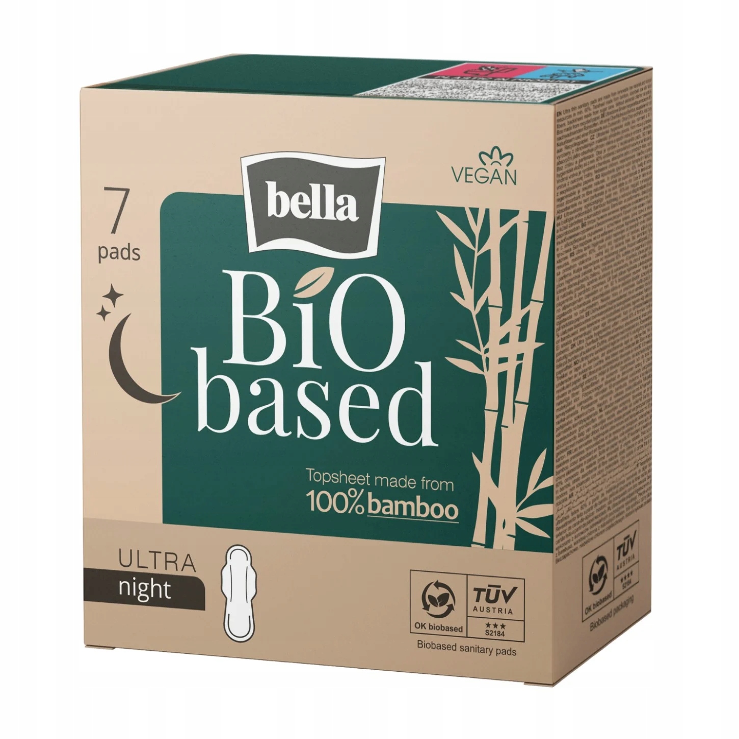 

Podpaski Bella Bio Based Ultra Night eko 7szt.