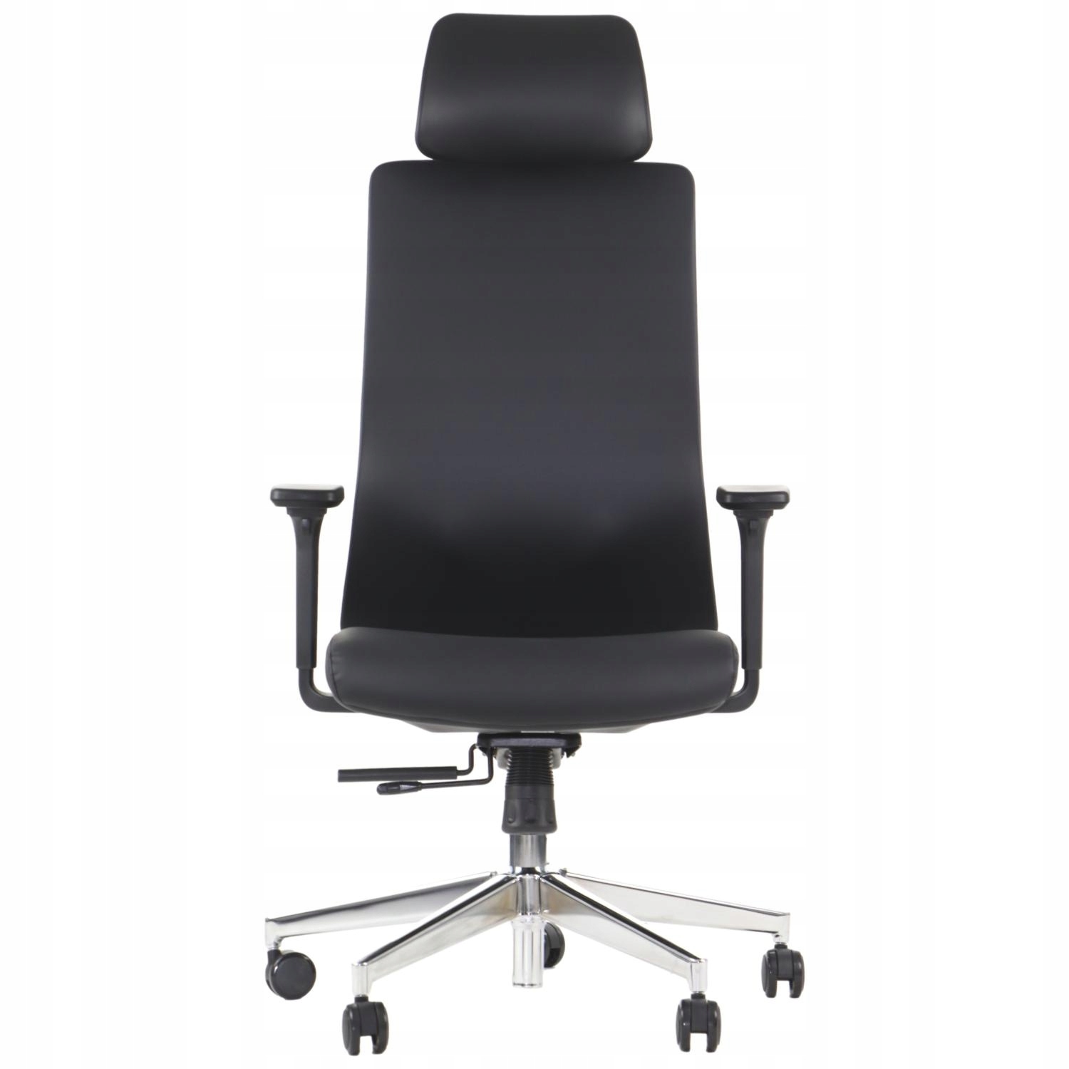 Kancelářská židle eko kůže Akcent černá, v souladu s nařízením MRiPS