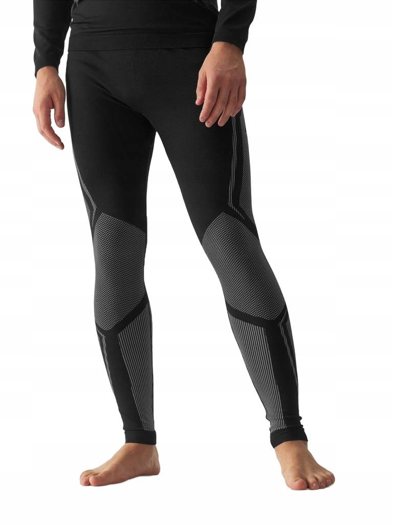Bielizna Bezszwowa Dół Termoaktywna Męska 4F Getry Legginsy 4FDry S/m