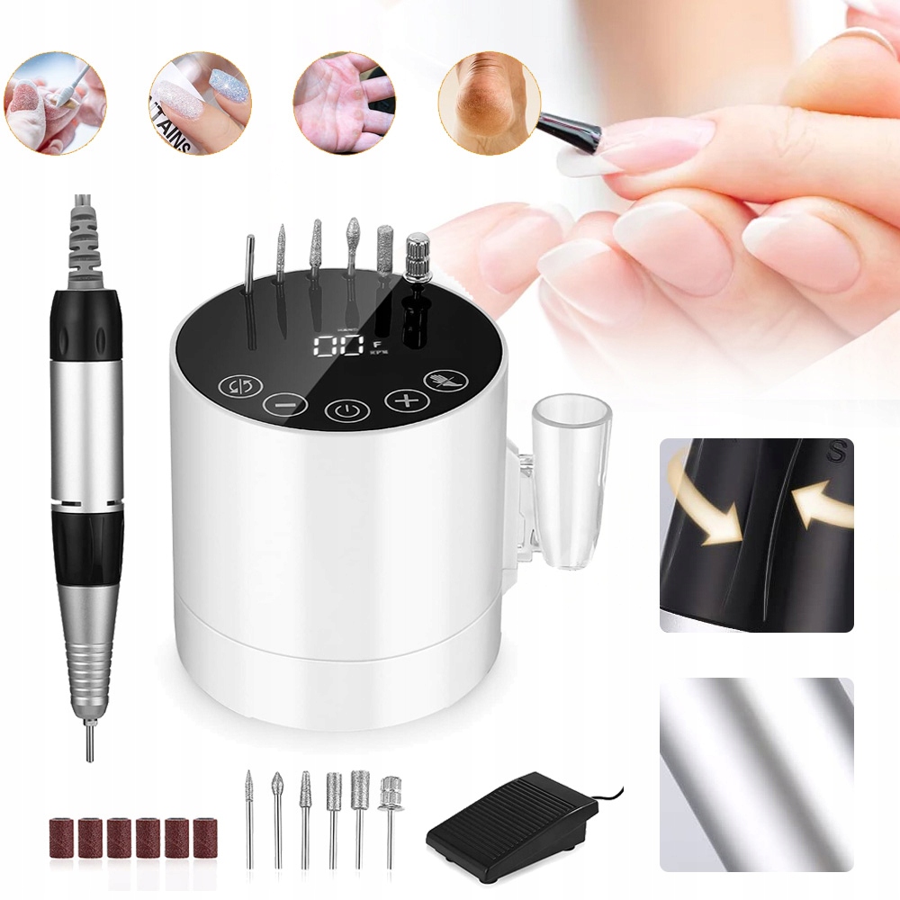 Profesionální Elektrická Bruska Na Nehty, Tichý Pilník Na Nehty
