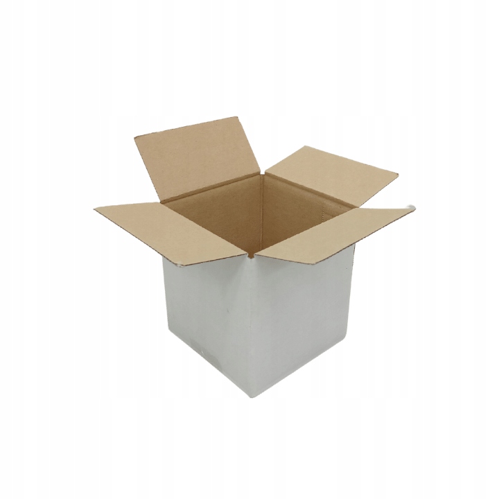 

120x120x120mm biały karton na kubek, świecę 25szt.