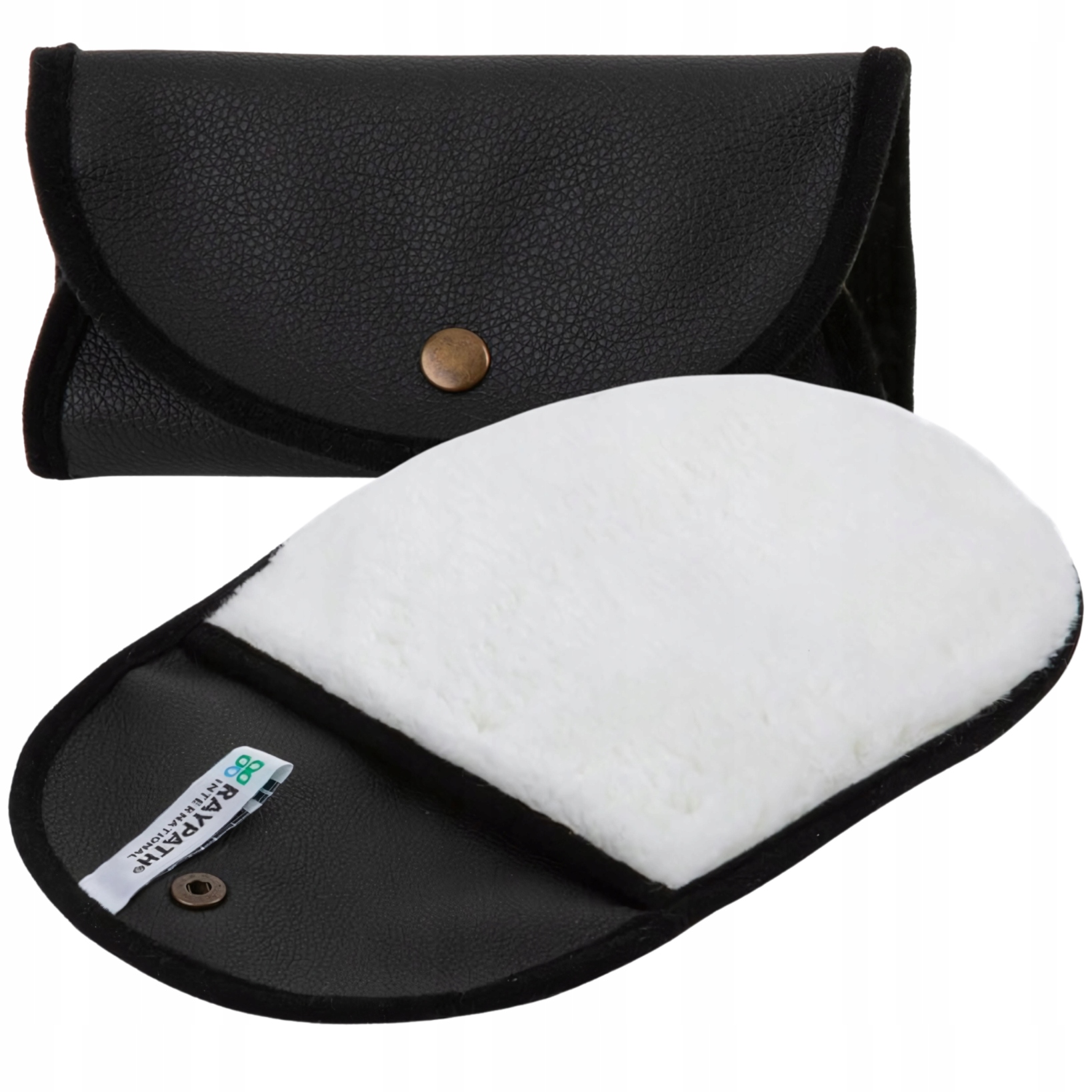 Čistič kožených bot v semišové úpravě, bílý Raypath