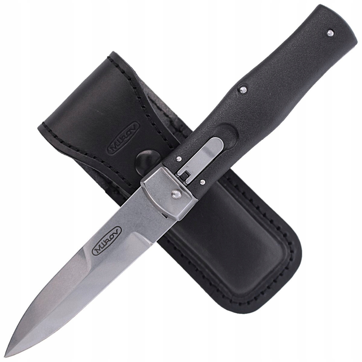 Nóż Sprężynowy Mikov Predator Stonewash N690