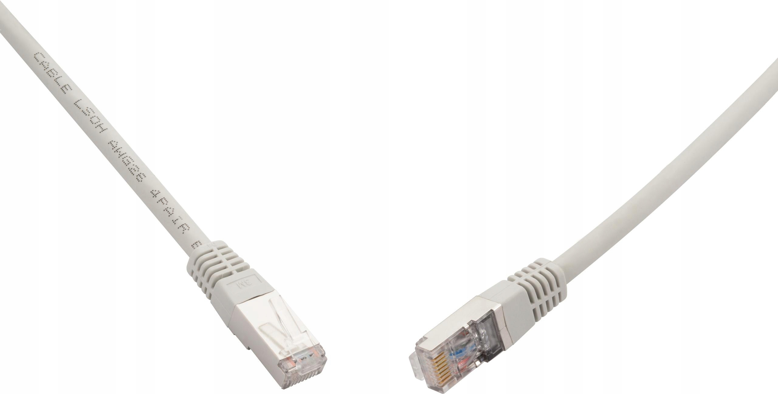 Patchcord Skrętka Solarix CAT.6A Sftp 3m szary
