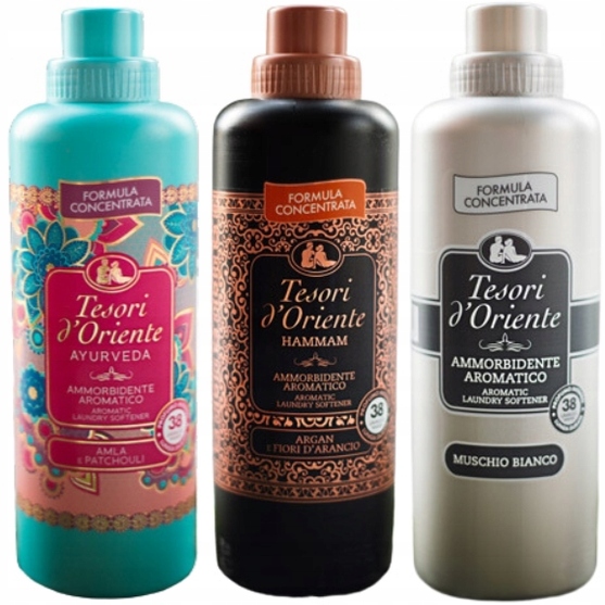 Levně Tesori d'Oriente Sada 3 italských oplachovacích přípravků 760 ml Ahm