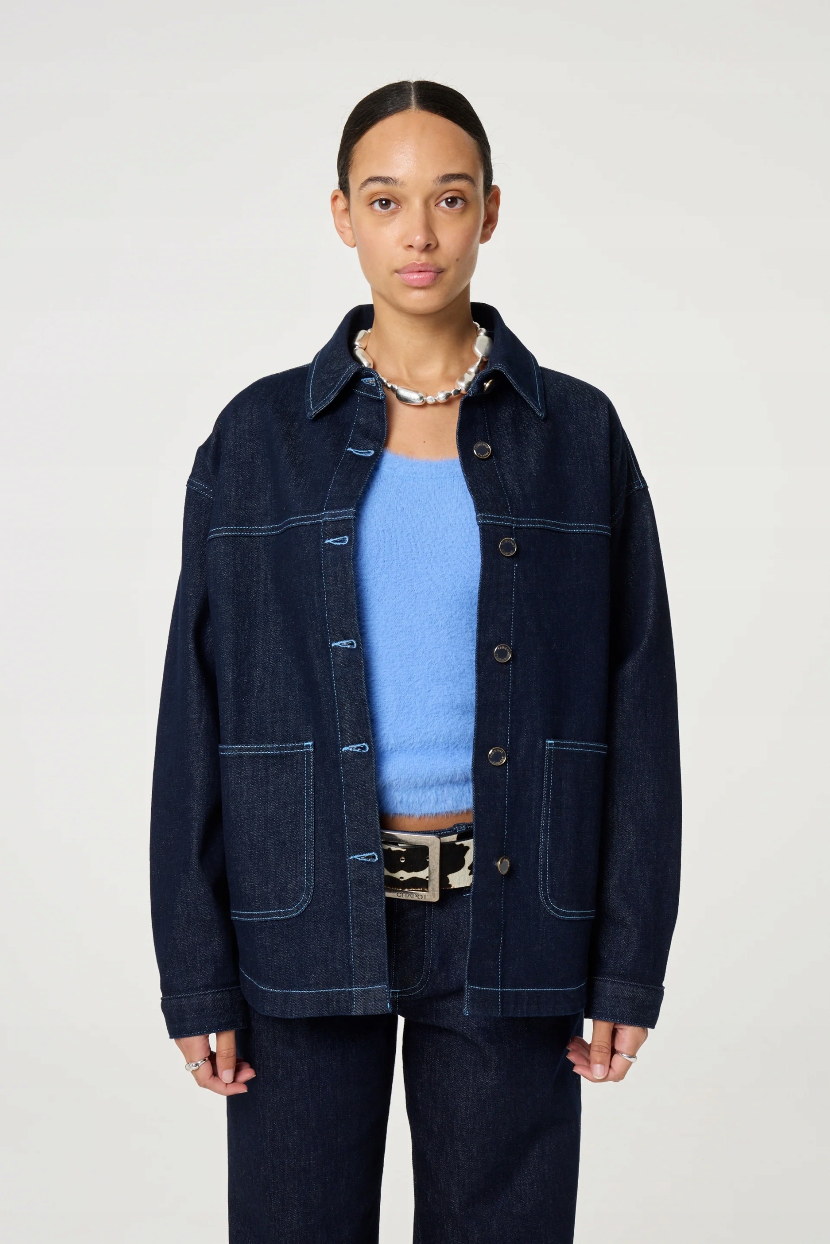 Fabienne Chapot Jamie Jacket Rinsed džínová bunda vel. 36