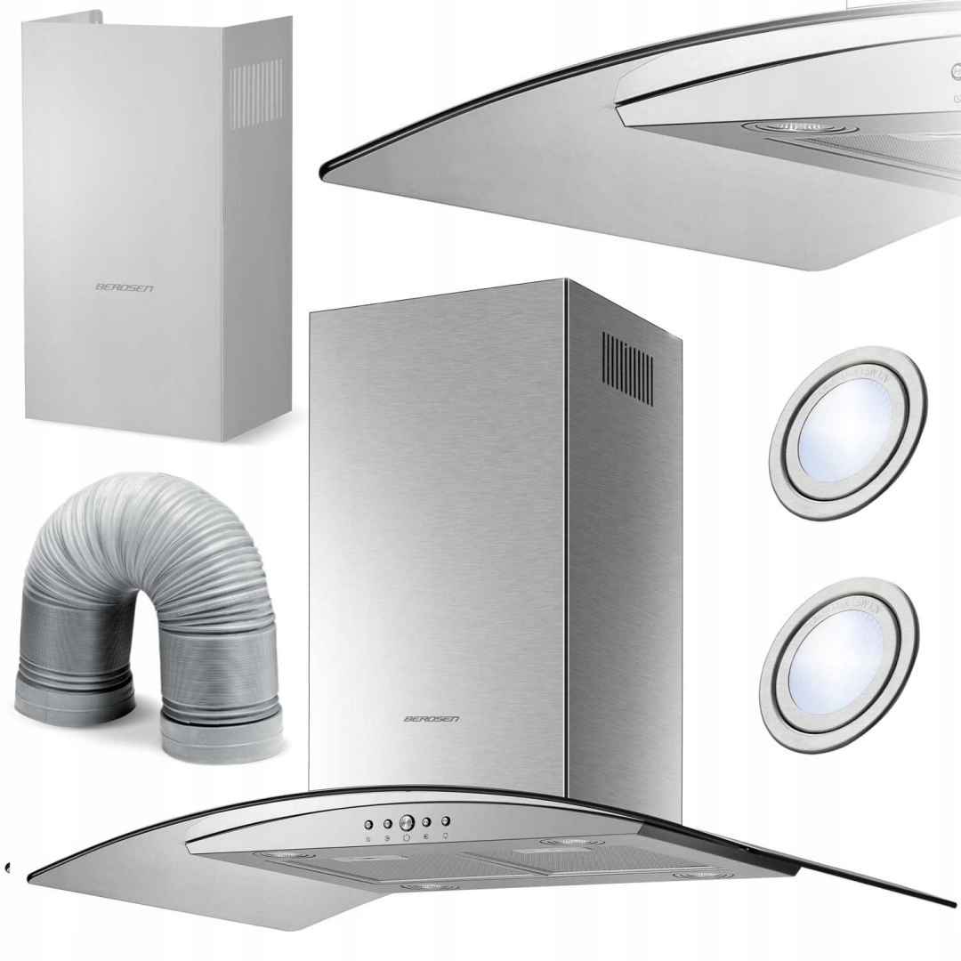 Ostrůvková digestoř 90 cm Berdsen BT-224 Berdsen