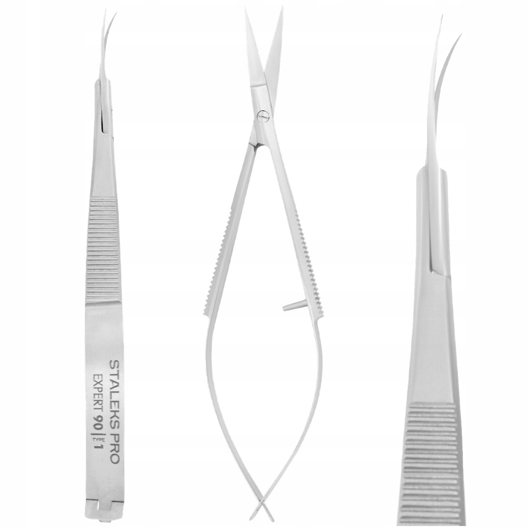 Staleks Expert Nůžky na nehtovou kůžičku, manikúru, pedikúru SE-90/1
