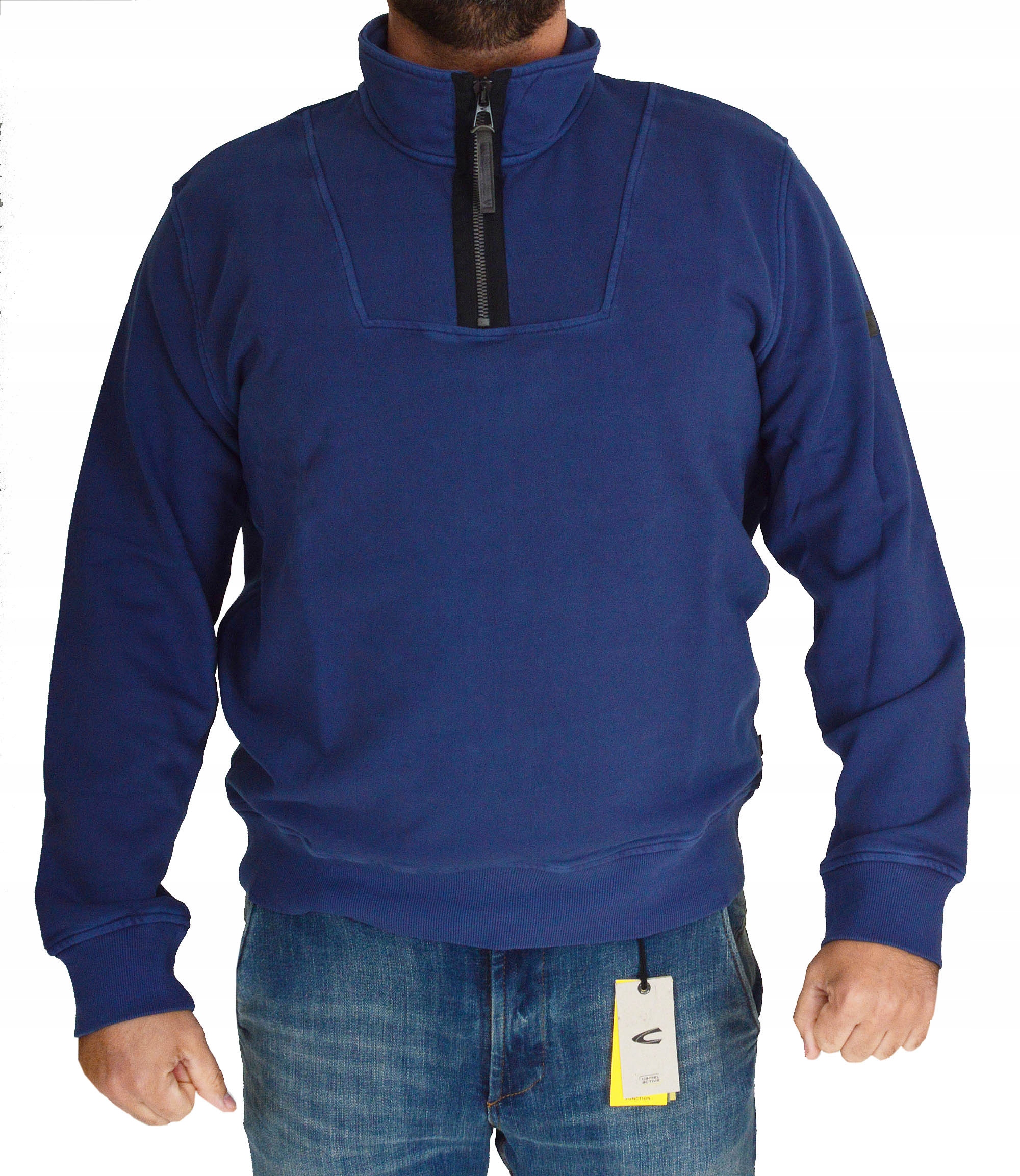 

Camel Active bluza na zamek bawełna navy XXL golf