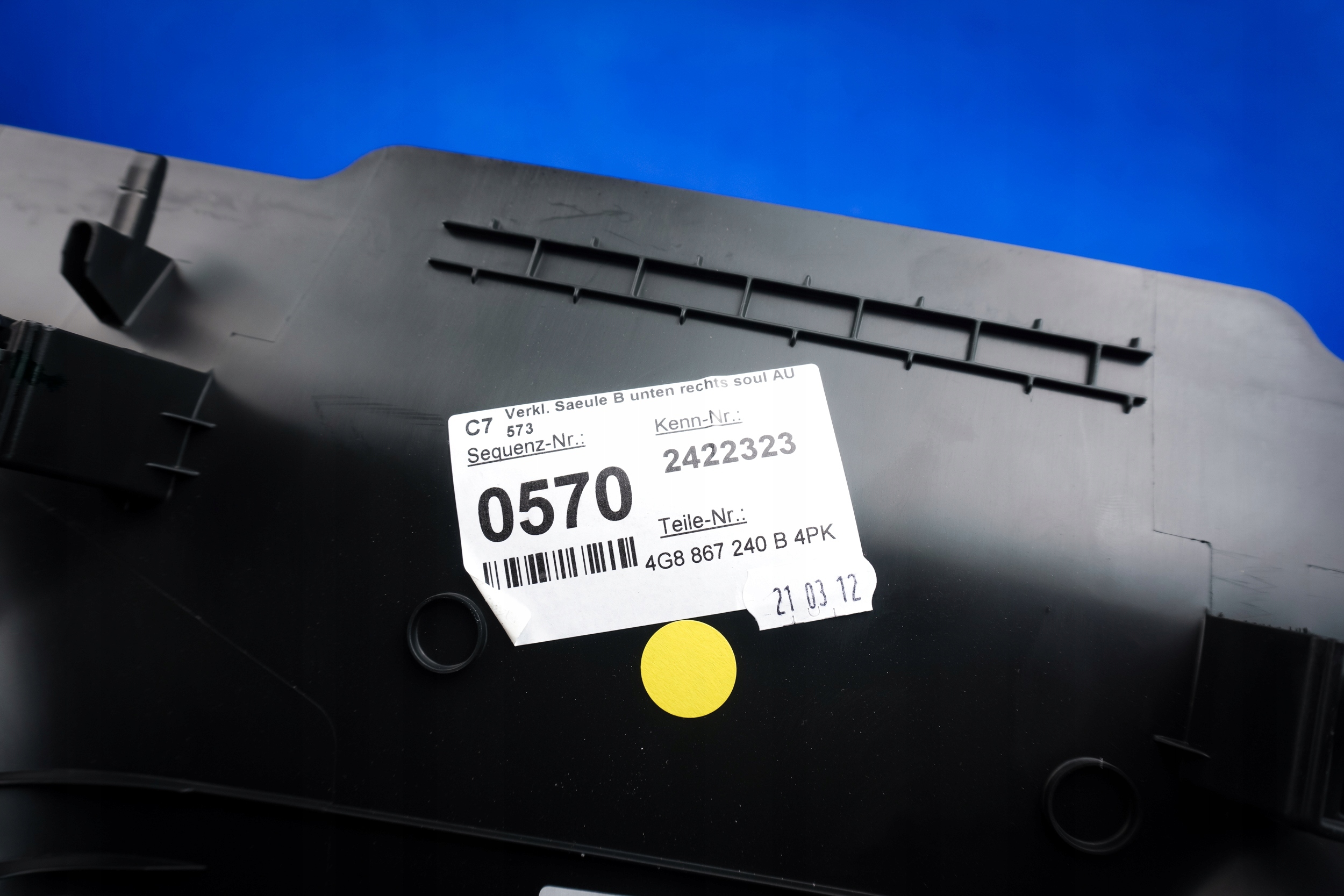 cover side slupka Audi A7 S7 RS7 4G8867240B