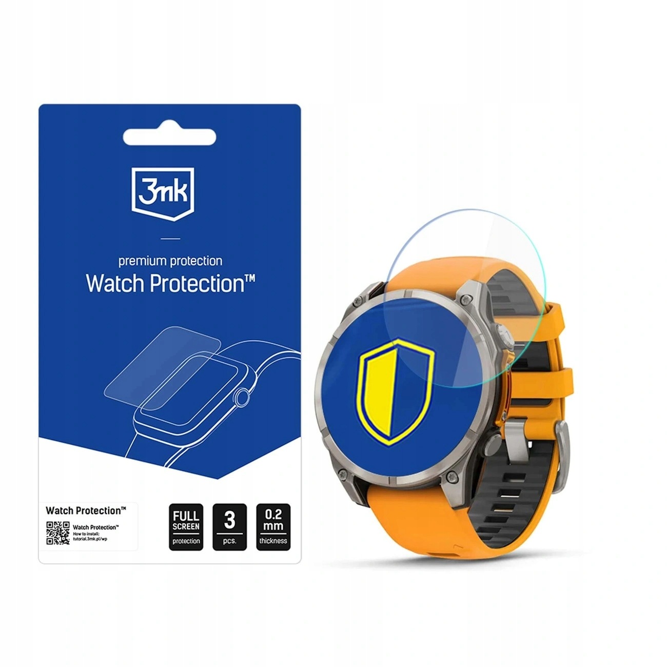 Szkło 3mk Watch Protection FlexibleGlass na Garmin Fenix 8 Amoled 47mm