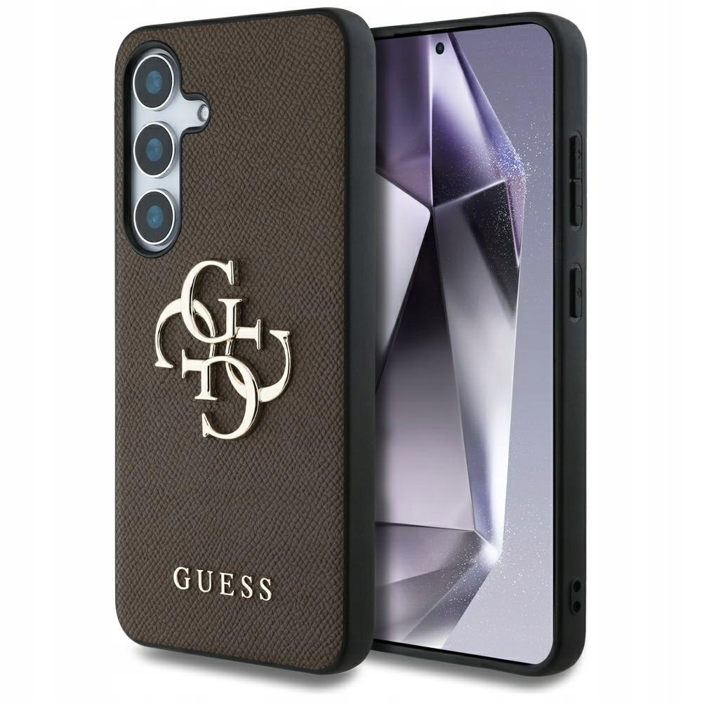 Etui Guess Grained Big 4G Logo Small Classic Logo do Samsung Galaxy S25+ br