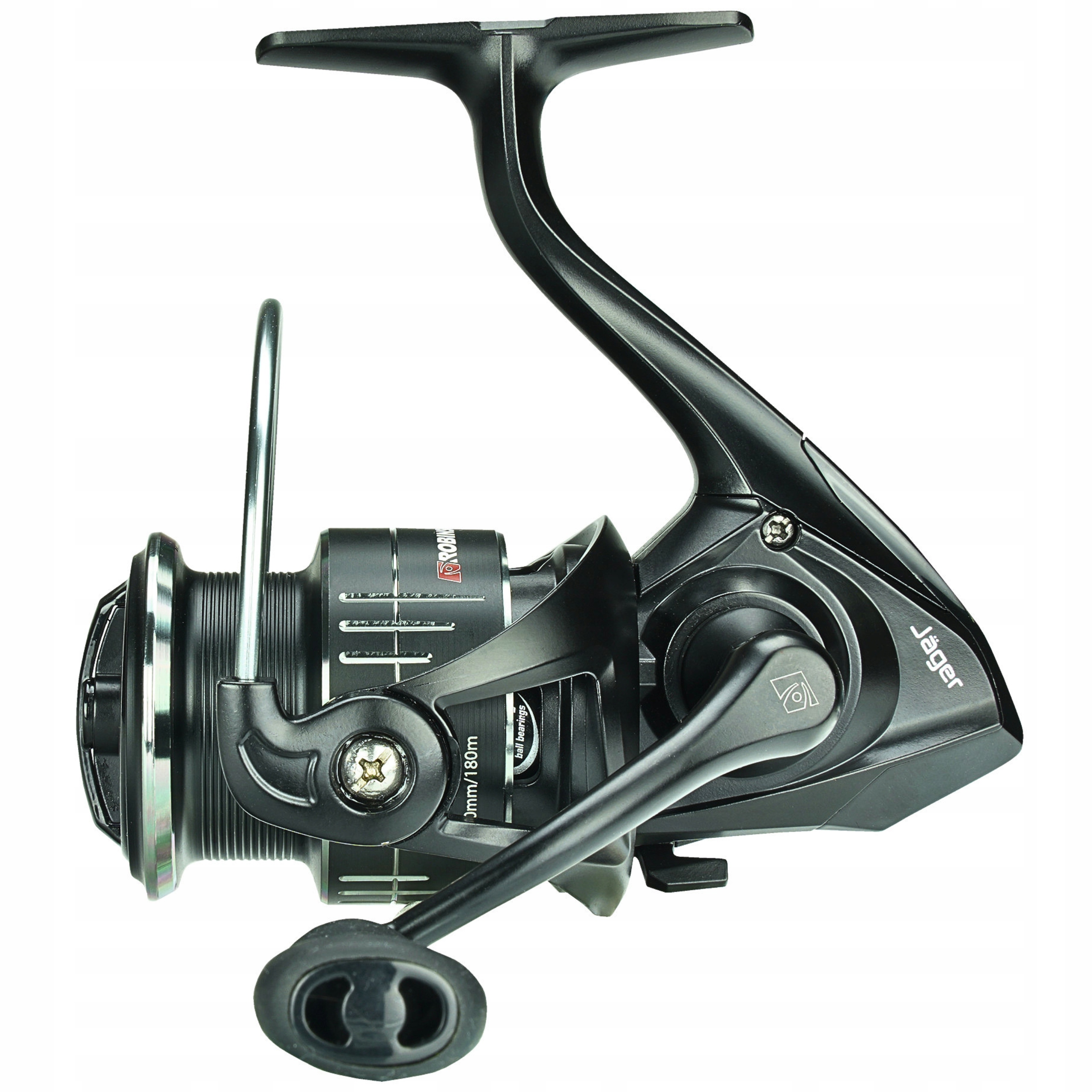 Kołowrotek Spinningowy 2000 na Okonia Spinning Ultra-Light Okoniowy Czarny