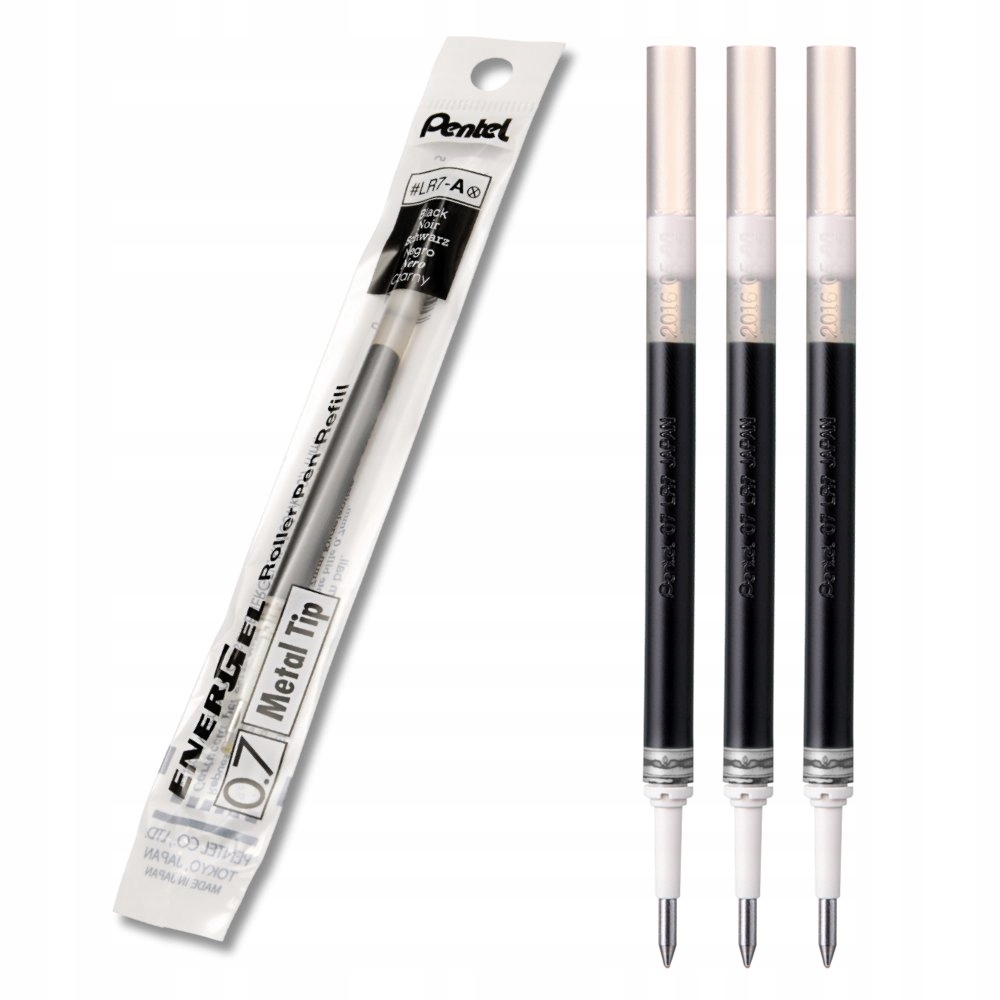 

Wkład Pentel LR7 do EnerGel 0,7mm Czarny 3szt