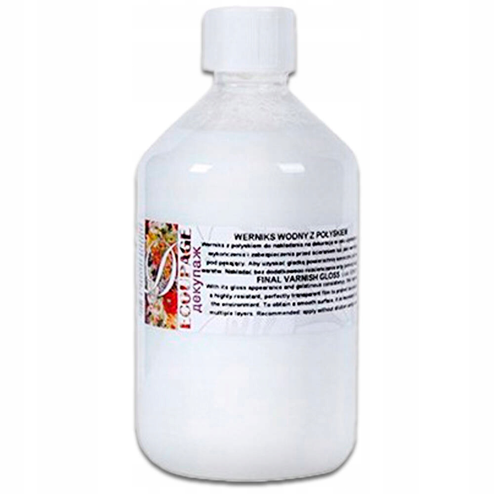 Koncový verniks s leskem pro Decoupage Renesans 1000 ml