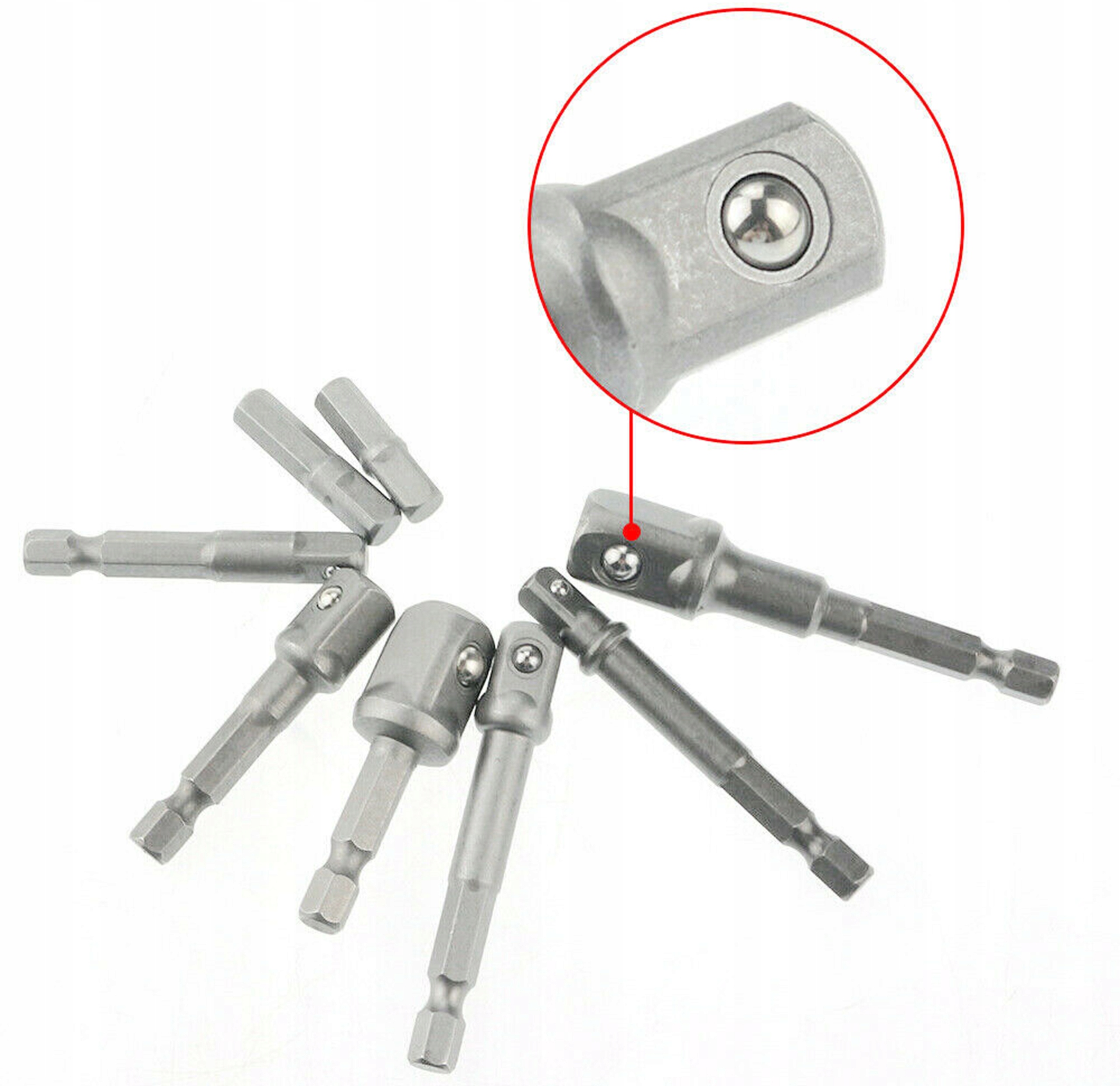 REDUKCJE ADAPTERY NASADKI 1/4 3/8 1/2 DO WKRĘTARKI Marka Vorfal