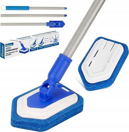 Levně Kartáč S Ramenem 119 CM Pro Čištění Vanových Dlaždic V Kuchyni