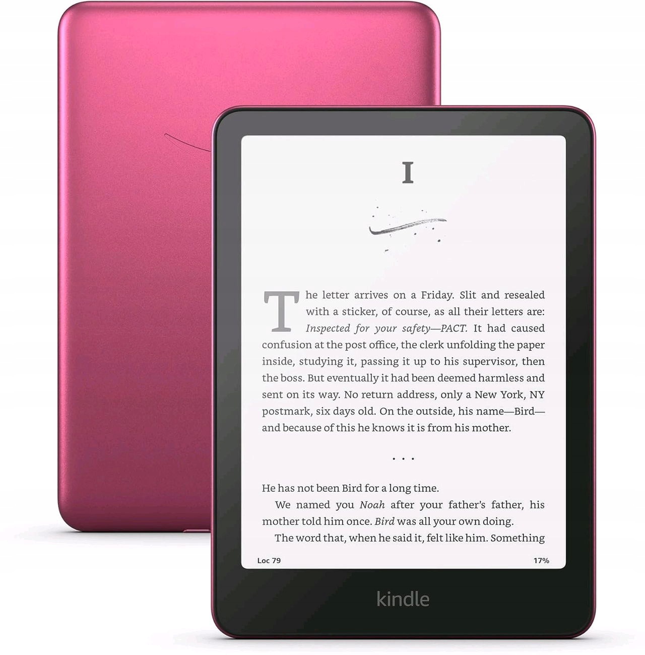 E-book Amazon Kindle Paperwhite Signature Edition 2024 (32 Gb), raspberry