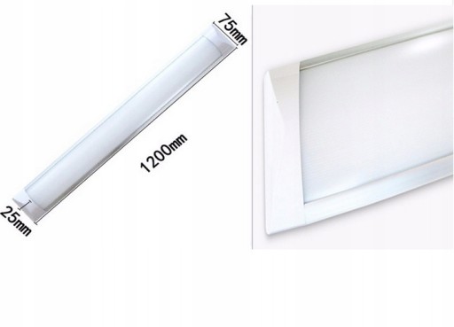 LAMPA LED 120cm DO GARAŻU PANEL ŚWIETLÓWKA 120W Marka WI69