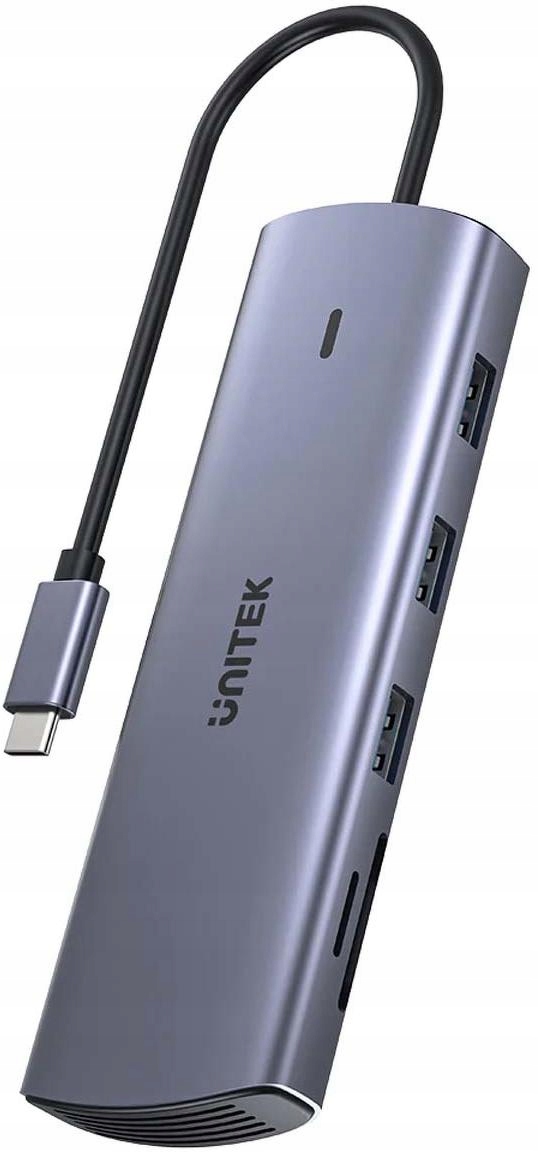 Unitek D1113A 9V1 Usb-c Hub 100W Pd Hdmi Vga Gigabit 3xUSB A Čtečka