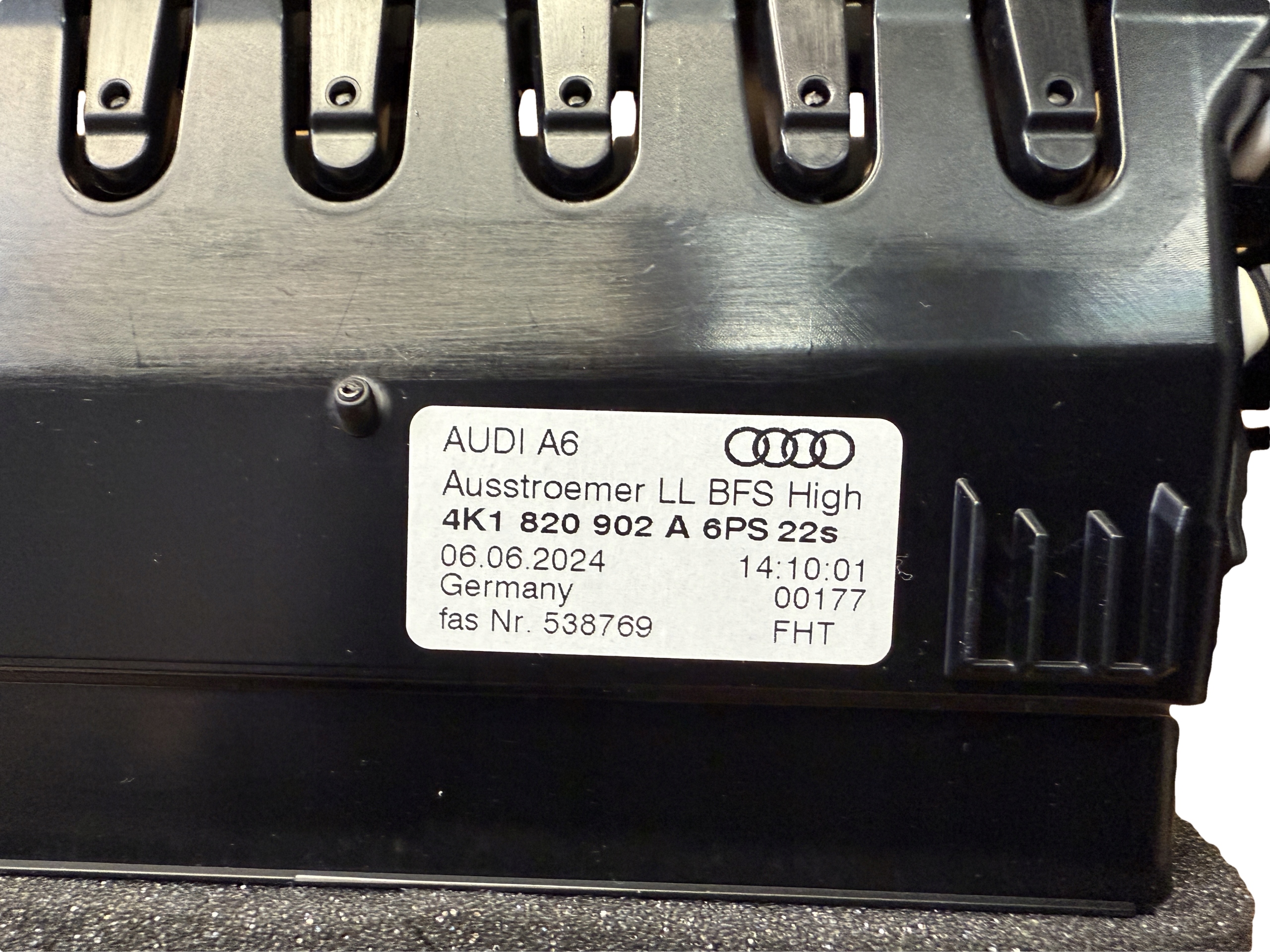 AUDI A6 A7 4K C8 rešetka rešetka ventilacije armature 4K1820902A