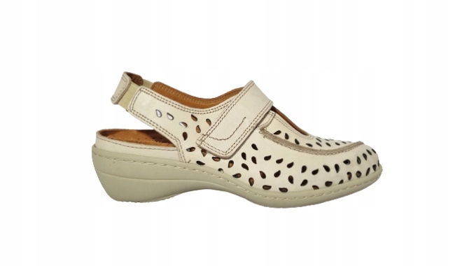 Sandály Loretta pohodlné LO5139-21 béžové r41