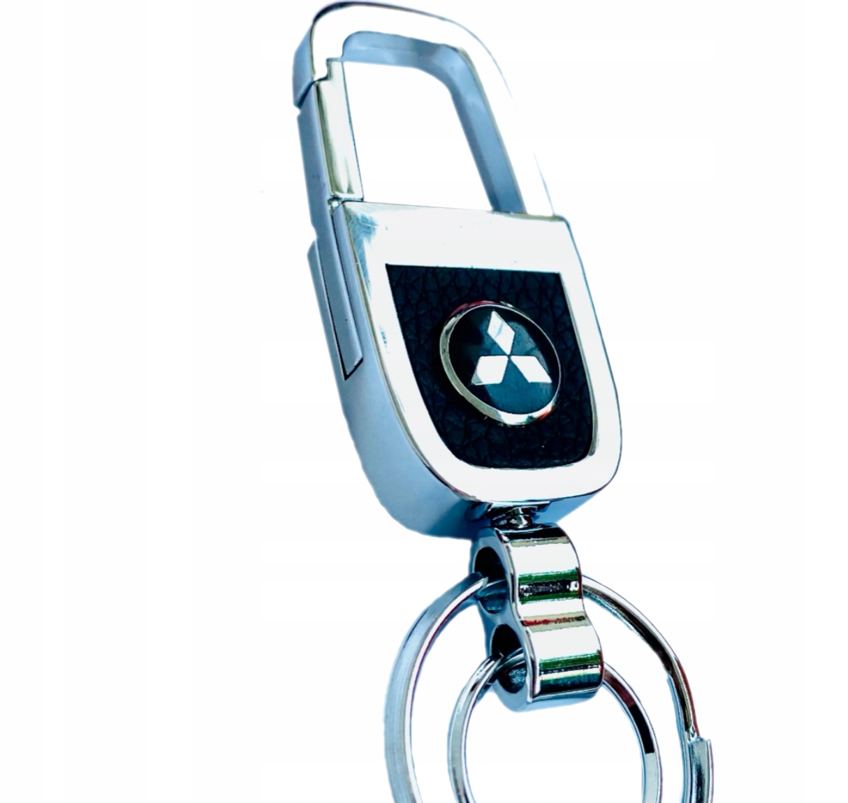

Brelok Do Kluczy Mitsubishi Breloczek Metal Skóra