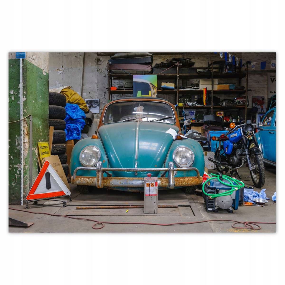 Plakáty 200x135 Garáž oprava Garbusa