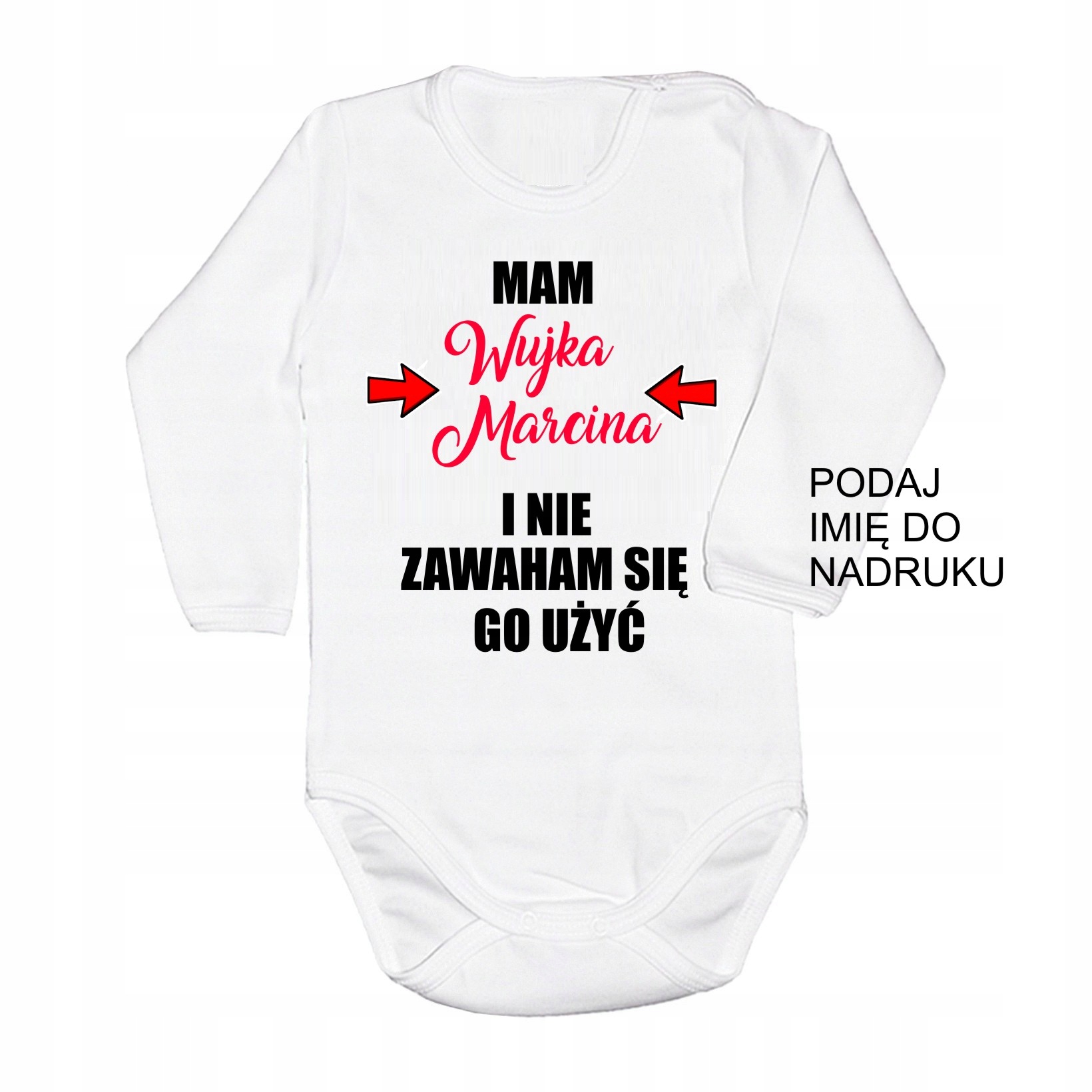 

Body Mam super Wujka personalizowane 56