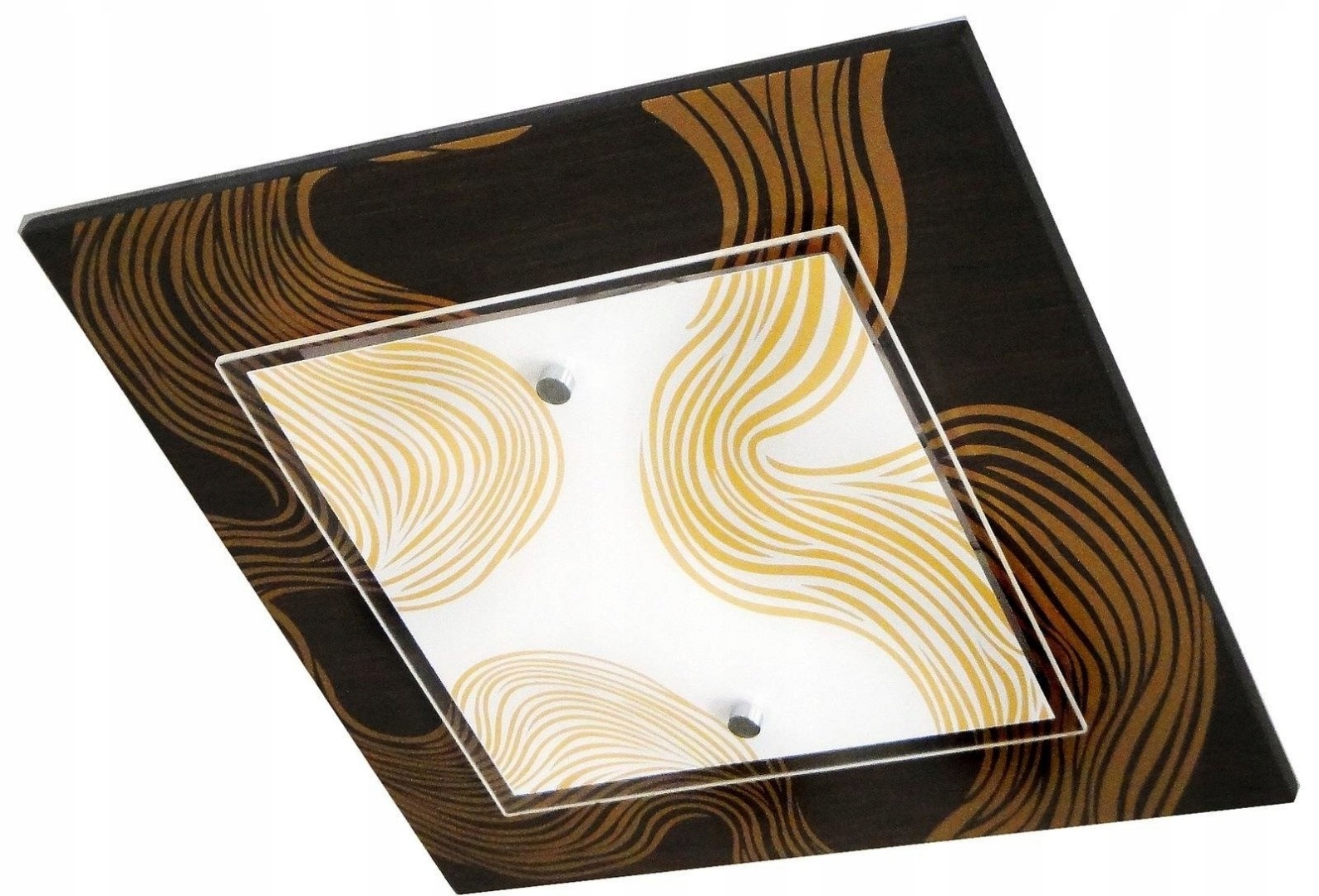 Stropní Svítidlo obdélníkový Candellux Lighting 40 x 40 cm černý