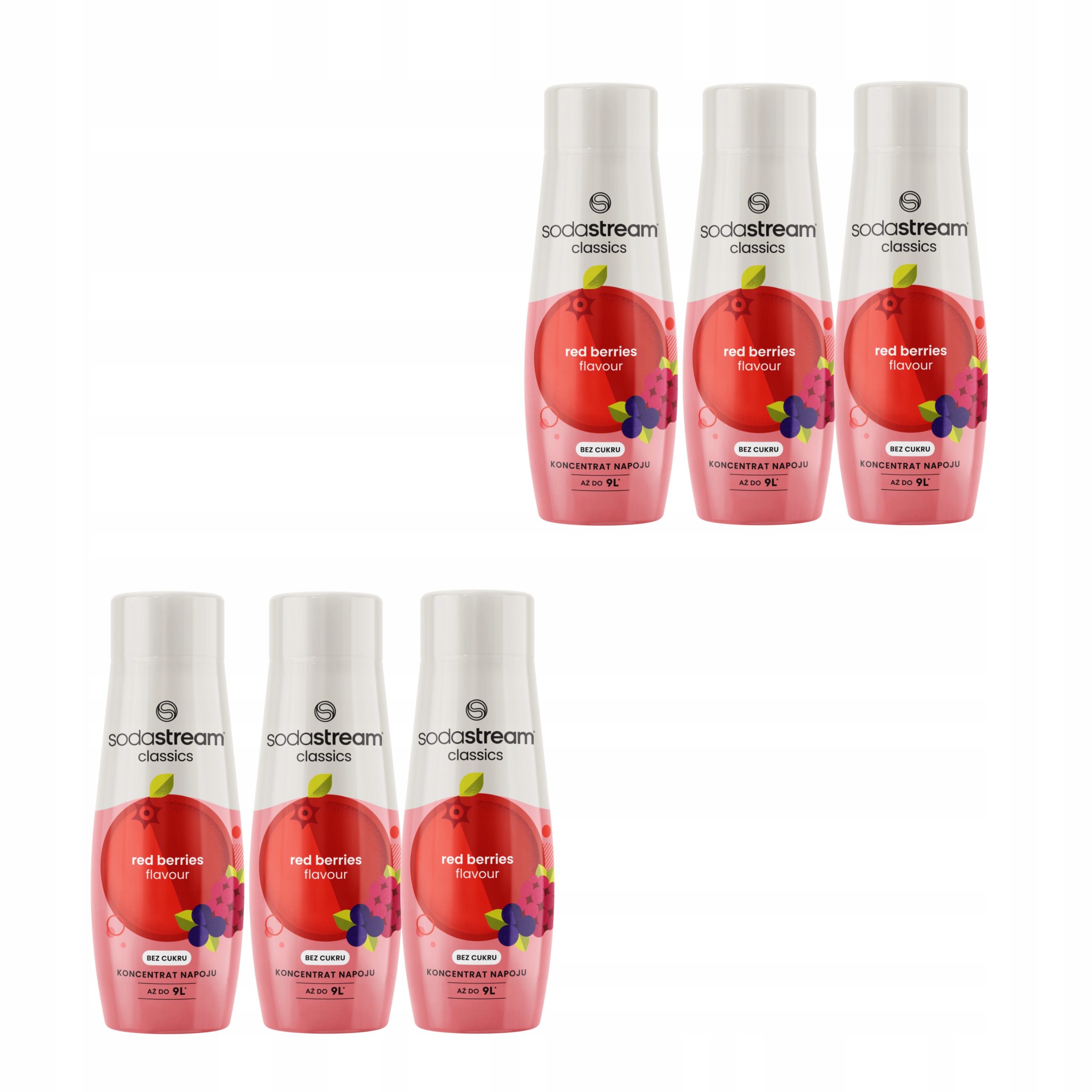 Sirup koncentrát pro saturátor Red Berries Soda Stream Bez Cukru