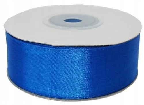 WSTĄŻKA SATYNOWA 25MMX23M CIEMNA NIEBIESKA