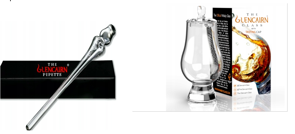

Szklanka Glencairn Glass z pokrywką i pipetą