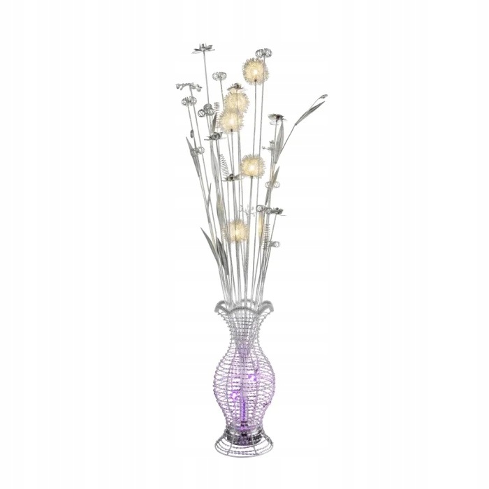 Podlogová lampa Globo Anton 25845RGB kvety váza Led Rgb 148 cm