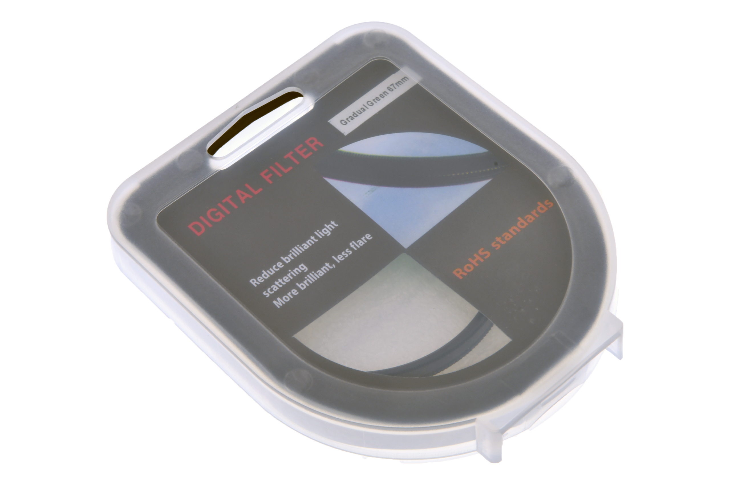 Filtr połówkowy 67mm Zielony Model inny