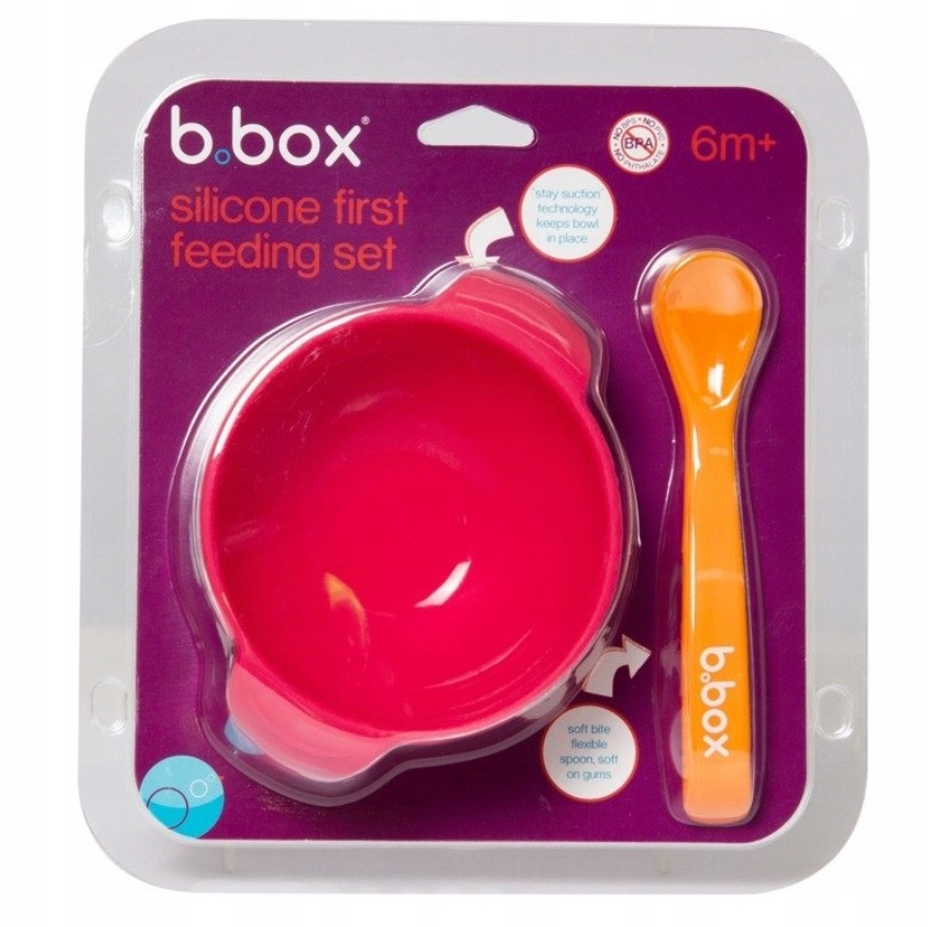 B.BOX SILIKONOWA MISECZKA Z PRZYSSAWKĄ I ŁYŻECZKĄ Kod producenta BB00471