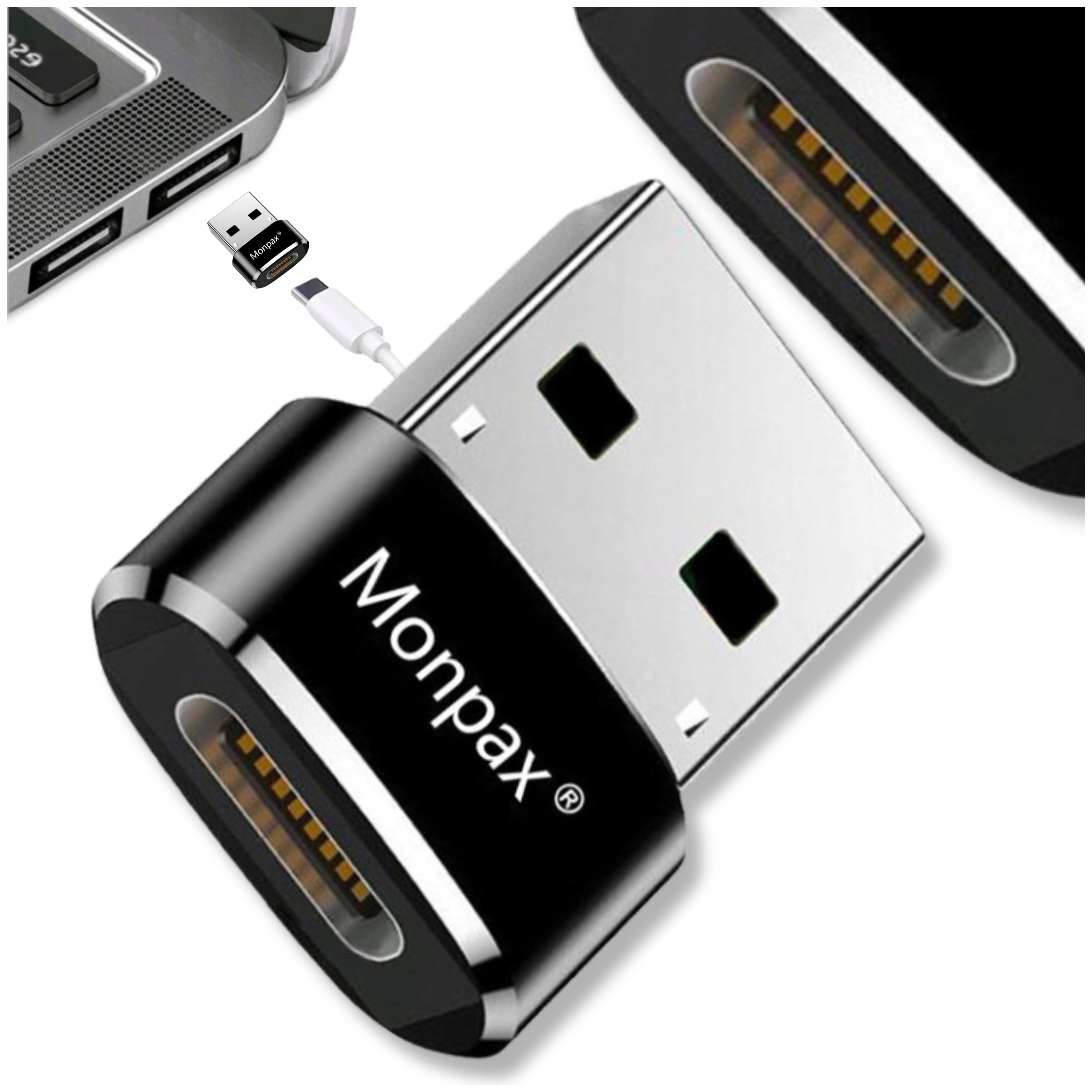 Adapter Teltech USB-C do USB-A OTG 2,1A 480 mb/s
