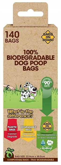 

Biodegradowalne woreczki na psie odchody 60szt.