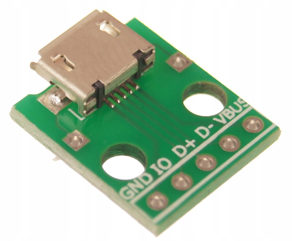 Moduł Mikro USB na dip 5 pin przejściówka