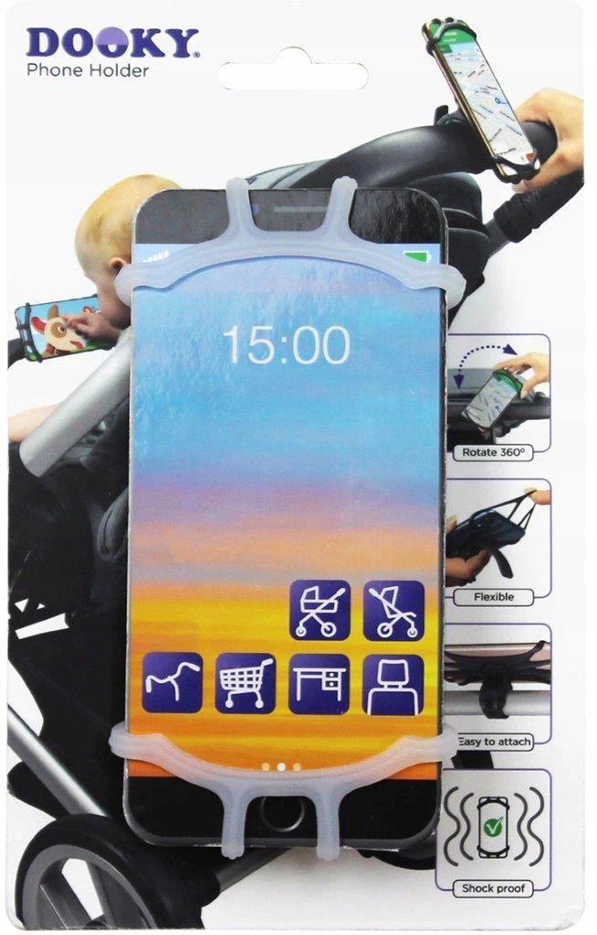 

Uniwersalny uchwyt na telefon wózek,rower Dooky