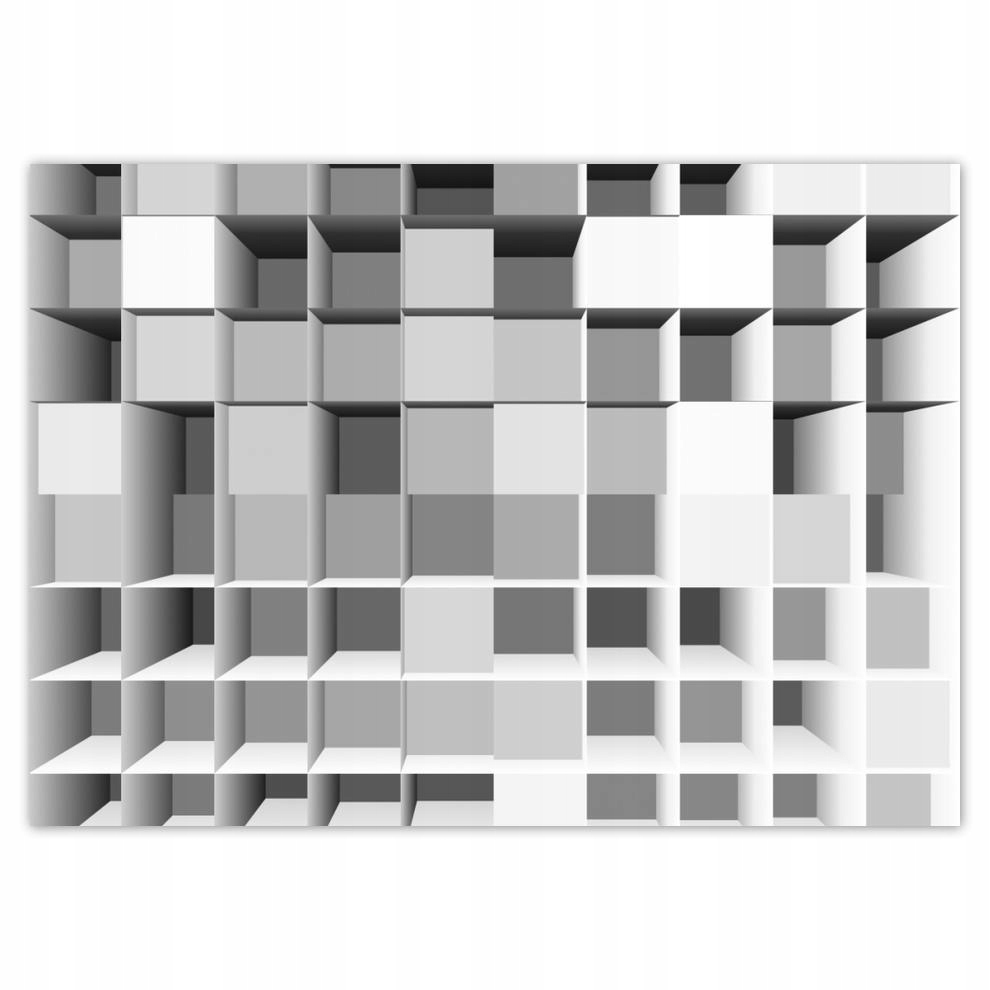 

Naklejki 70x50 Iluzja optyczna Kostki 3D