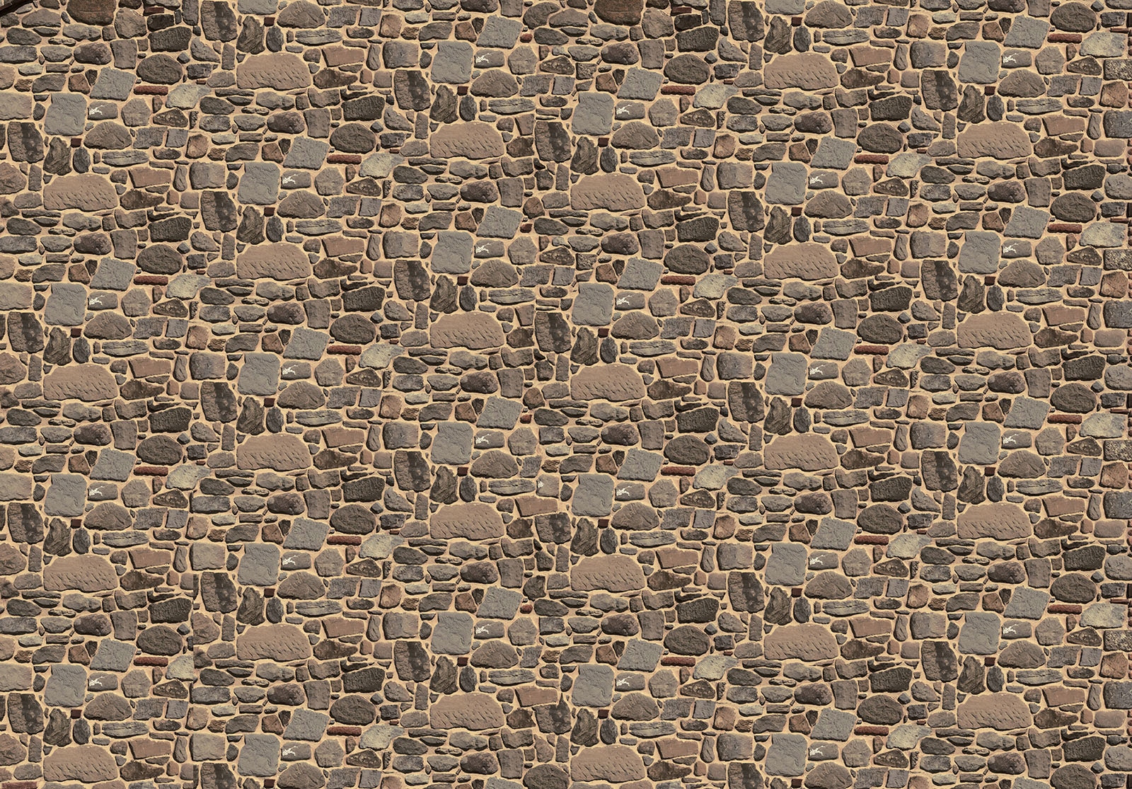 Fototapeta Přírodní rustikální kámen béžovo-hnědá 250x175 lepidlo