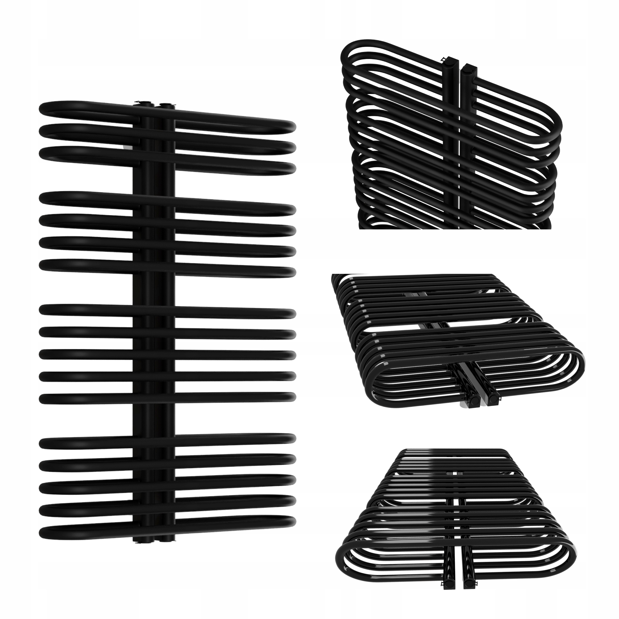 Koupelnový Radiátor Neo 1580x550 Černý Mat