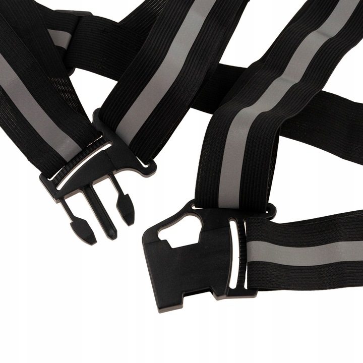 SZELKI ODBLASKOWE CZARNE ROWER MOTOR KAMIZELKA Stan opakowania oryginalne