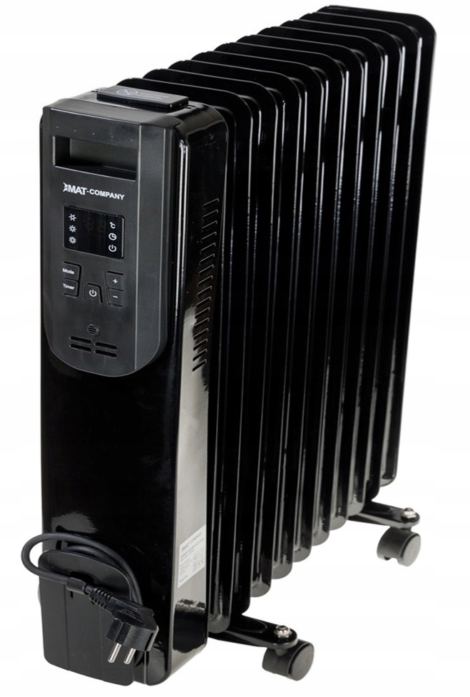 Grzejnik Olejowy Elektryczny 11 Żeber 2500 Wydajny