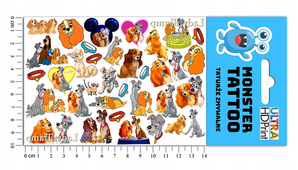 ZESTAW NAKLEJKI + TATUAŻE DLA DZIECI DZIECIĘCE ZAKOCHANY KUNDEL JAKOŚĆ Kolor dominujący wielokolorowy